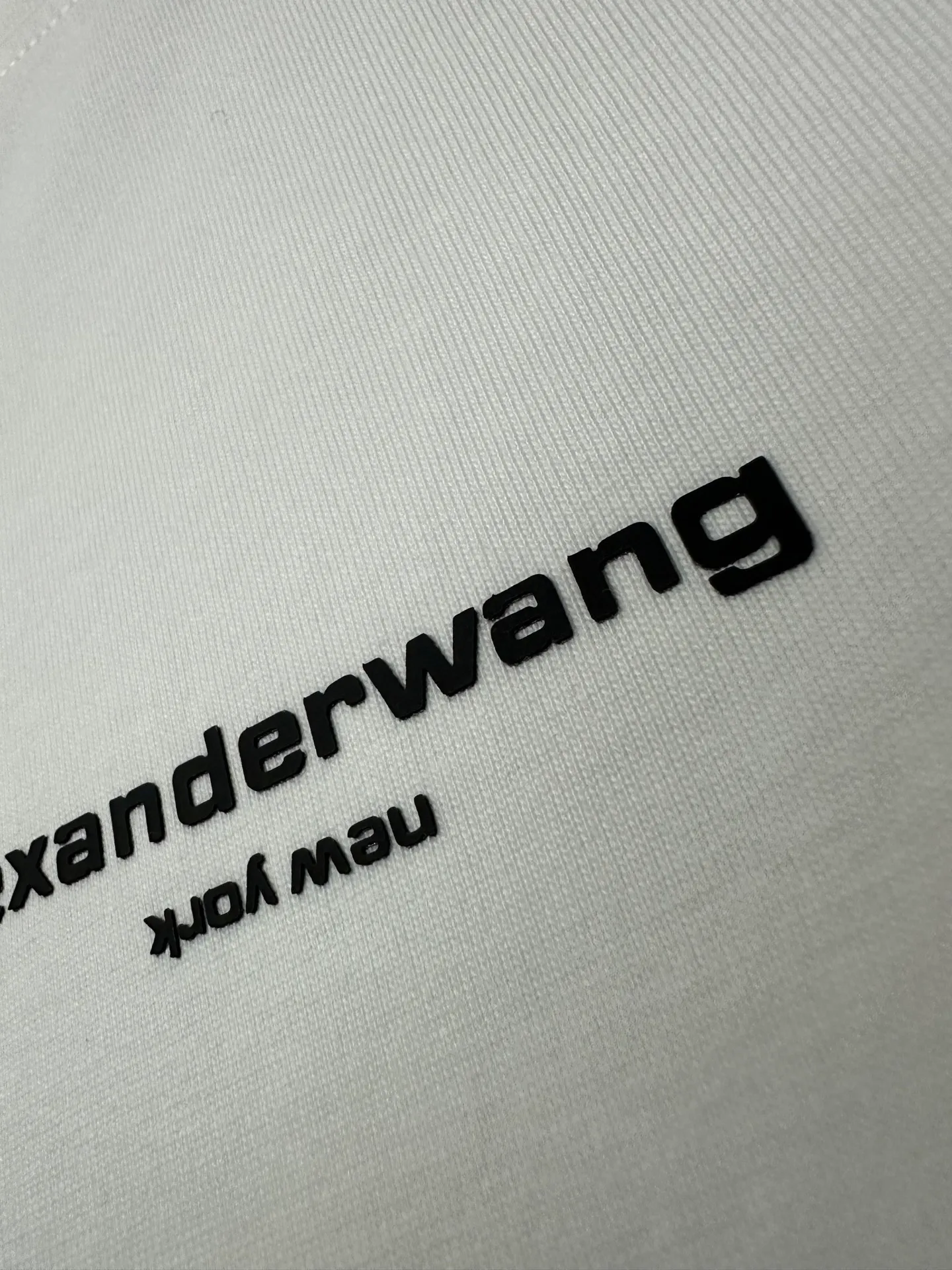 ￼ 150 Alexander wang ss 26 logo T : 16 g 32S 1*1 Same Style Color: White Size: XS S M L XL
